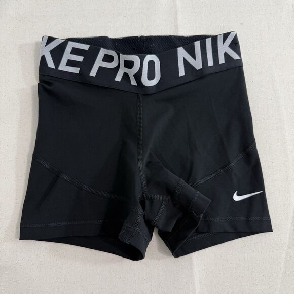 Nike Pro Compression Training Shorts Women's XS Dri-Fit 3” Black CZ6493-010 - Picture 1 of 7